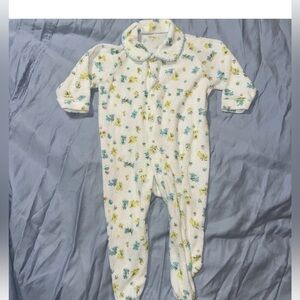 Vintage Baby Terry Cloth Sleeper, Dogs, 1980s Romper, Sz 3m boy or girl​​